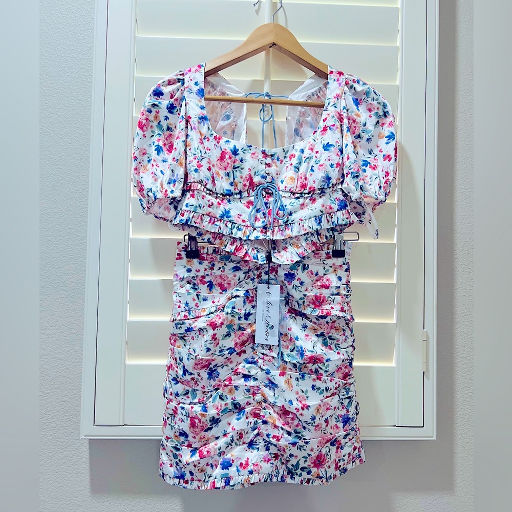 For Love and Lemons floral skirt set